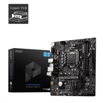 MSI MB Sc LGA1200 B560M PRO-E, Intel B560, 2xDDR4, 1xHDMI, VGA, mATX MSI MB Sc LGA1200 B560M PRO-E, Intel B560, 2xDDR4, 1xHDMI, VGA, mATX