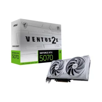 MSI VGA NVIDIA GeForce RTX 5070 12G VENTUS 2X OC BIJELA, RTX 5070, 12GB GDDR7, 3xDP, 1xHDMI MSI VGA NVIDIA GeForce RTX 5070 12G VENTUS 2X OC BIJELA, RTX 5070, 12GB GDDR7, 3xDP, 1xHDMI