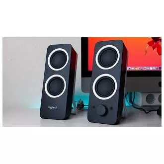 Logitech multimedijski zvučnici 2.0 Z200 Midnight Black Logitech multimedijski zvučnici 2.0 Z200 Midnight Black