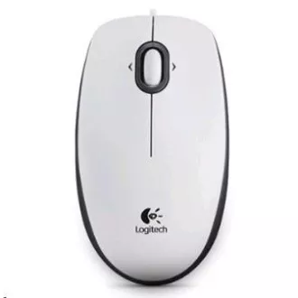 Logitech miš B100, bijeli Logitech miš B100, bijeli