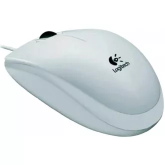 Logitech miš B100, bijeli Logitech miš B100, bijeli
