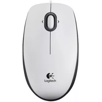 Logitech miš B100, bijeli Logitech miš B100, bijeli