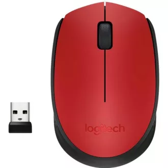 Logitech bežični miš M171, crveni