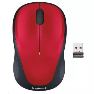 Logitech bežični miš M235, crveni