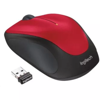 Logitech bežični miš M235, crveni
