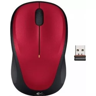 Logitech bežični miš M235, crveni