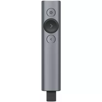 Logitech Spotlight Plus prezenter, Wireless, Bluetooth, tamno siva