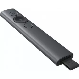 Logitech Spotlight Plus prezenter, Wireless, Bluetooth, tamno siva