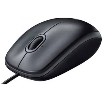 Logitech miš B110 Silent, crni