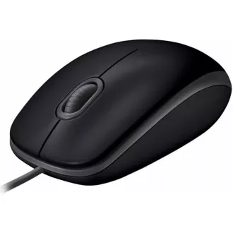 Logitech miš B110 Silent, crni