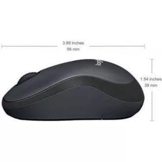 Logitech miš B110 Silent, crni