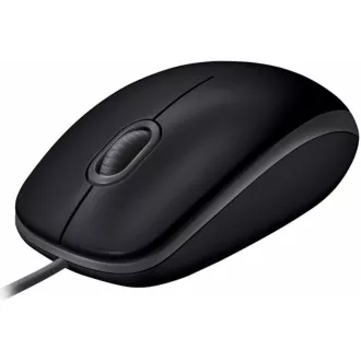 Logitech miš B110 Silent, crni