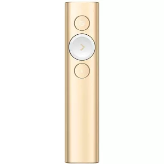 Logitech Spotlight Presenter, bežični, Bluetooth, zlatni
