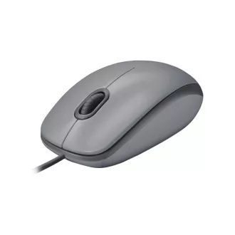 Logitech Mouse Corded M110 Silent, siva, EMEA