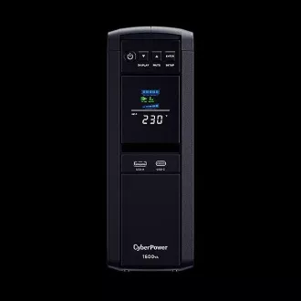 CyberPower PFC SineWave LCD GP UPS 1600VA/1000W, Schuko utičnice