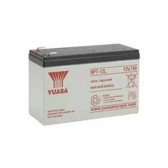 Baterija - YUASA NP7-12L (12V/7Ah - Faston F2 250), vijek trajanja 5 godina