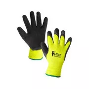 CXS ROXY ZIMSKE rukavice, zimske, umočene u lateks, crno-žute, vel. 10