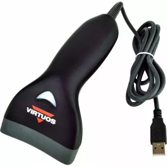 Virtuos CCD čitač HT-10, USB (emulacija tipkovnice / RS232), crne boje