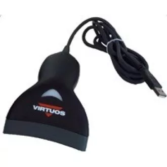 Virtuos CCD čitač HT-10, USB (emulacija tipkovnice / RS232), crne boje