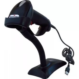 Virtuos laserski čitač HT-900A, USB (emulacija tipkovnice / RS232), crni