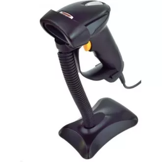 Virtuos CCD čitač HT-310A dugog dometa, USB (tipkovnica / RS232), stalak, crni Virtuos CCD čitač HT-310A dugog dometa, USB (tipkovnica / RS232), stalak, crni