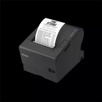 Epson TM-T88VII, USB, USB Host, RS232, Ethernet, ePOS, crni
