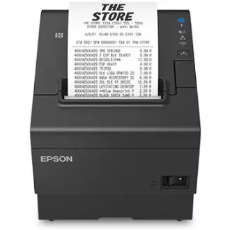 Epson TM-T88VII, USB, USB Host, RS232, Ethernet, ePOS, crni