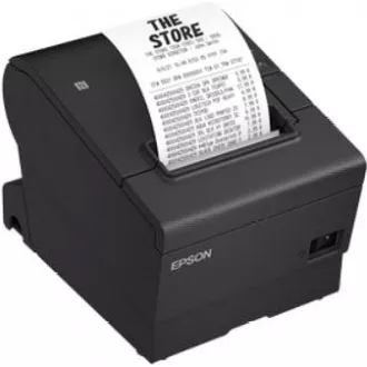Epson TM-T88VII, USB, USB Host, RS232, Ethernet, ePOS, crni