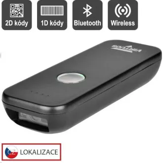 Virtuos CCD 2D čitač Virtuos HW-856A mini, bežični, džepni, crni