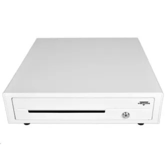 Virtuos ladica za novac C420D - sa kablom, metalni nosači, 9-24V, bijela