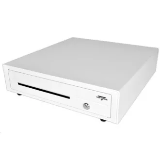 Virtuos ladica za novac C420D - sa kablom, metalni nosači, 9-24V, bijela