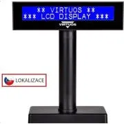 Virtuos LCD korisnički zaslon Virtuos FL-2026MB 2x20, USB, crni - Rabljen