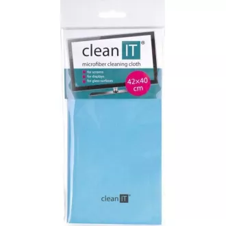 CLEAN IT Krpa za čišćenje od mikrovlakana, velika 42x40 cm plava