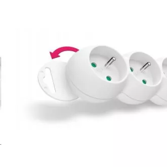 CONNECT IT produžni kabel 230V, 5 utičnica, 2 m, bez prekidača (bijeli) CONNECT IT produžni kabel 230V, 5 utičnica, 2 m, bez prekidača (bijeli)