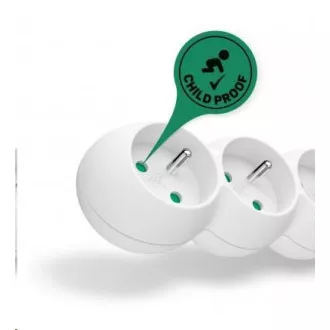 CONNECT IT produžni kabel 230V, 5 utičnica, 2 m, bez prekidača (bijeli) CONNECT IT produžni kabel 230V, 5 utičnica, 2 m, bez prekidača (bijeli)