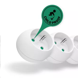 CONNECT IT produžni kabel 230 V, 3 utičnice, 1,5 m, sa prekidačem (bijeli) CONNECT IT produžni kabel 230 V, 3 utičnice, 1,5 m, sa prekidačem (bijeli)