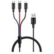 POVEŽI Wirez 3u1 USB-C & Micro USB & Lightning, 1,2 m