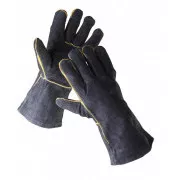 SANDPIPER BLACK pune kožne rukavice - 11