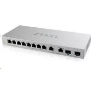 Zyxel XGS1010-12 12-portni gigabitni prekidač, 8x gigabitni RJ45, 2x 2, 5GbE RJ45, 2x SFP+