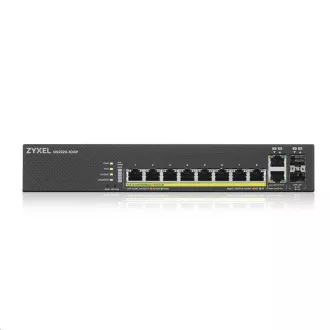 Zyxel GS2220-10HP 10-portni L2 upravljani gigabitni PoE prekidač, 8x gigabitni RJ45, 2x gigabitni RJ45/SFP, PoE 180 W
