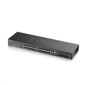 Zyxel GS2220-28 28-portni L2 upravljani gigabitni prekidač, 24x gigabitni RJ45, 4x gigabitni RJ45/SFP