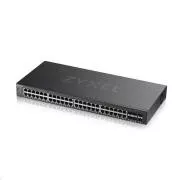 Zyxel GS2220-50 50-portni L2 upravljani gigabitni prekidač, 44x gigabitni RJ45, 4x gigabitni RJ45/SFP, 2x gigabitni SFP