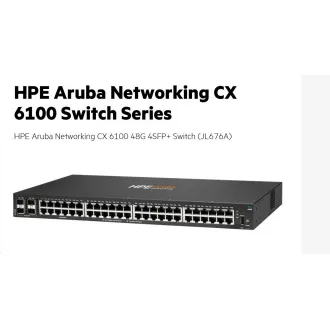 HPE Aruba Networking CX6100 48G 4SFP+ preklopnik RENEW JL676A