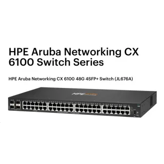 HPE Aruba Networking CX6100 48G 4SFP+ preklopnik RENEW JL676A