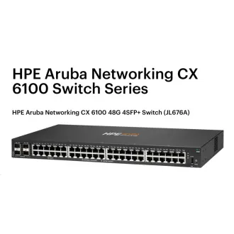 HPE Aruba Networking CX6100 48G 4SFP+ preklopnik RENEW JL676A