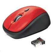 TRUST Yvi bežični miš - crveni, crveni, USB, bežični