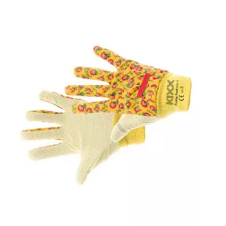 FUNKY FRUIT rukavice s PVC metom narančaste 8 FUNKY FRUIT rukavice s PVC metom narančaste 8