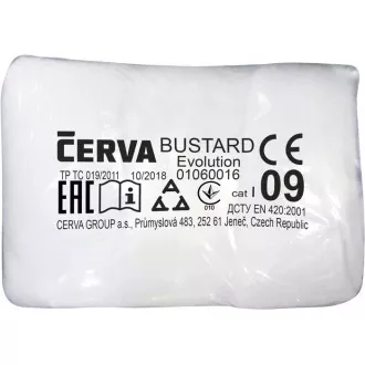 BUSTARD EVO VAM rukavice + PVC meta bijela 9