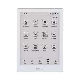 E-knjiga ONYX BOOX GO 6, bijela, 6" Carta 1300, 32 GB, Bluetooth, Android 11, E-ink zaslon