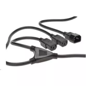 PREMIUMCORD Kabel za napajanje 230V produžni Y - 1xM/2xF PREMIUMCORD Kabel za napajanje 230V produžni Y - 1xM/2xF